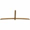 Ekena Millwork Bellingham Rough Sawn Timber Gable Bracket, Western Red Cedar, 108"W x 45"H x 2"D x 4"F, 10/12 Pitch GBW108X45X0204BEL00RWR - alternate 2